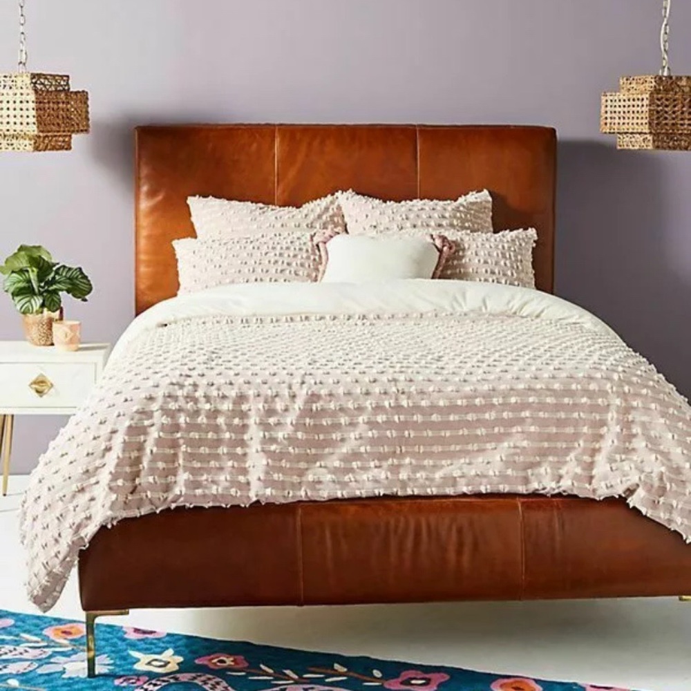 New Anthroplogie textured Marieka Shams Mauve